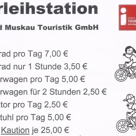 Kleine hübsche Unterkunft in Bad Muskau im EG, Nähe Schloss, Waldeisenbahn, Hermansbad, UNESCO Geopark, Nähe polnischer Markt, Top Lage für Ausflugsziele zum Wandern oder Radfahren