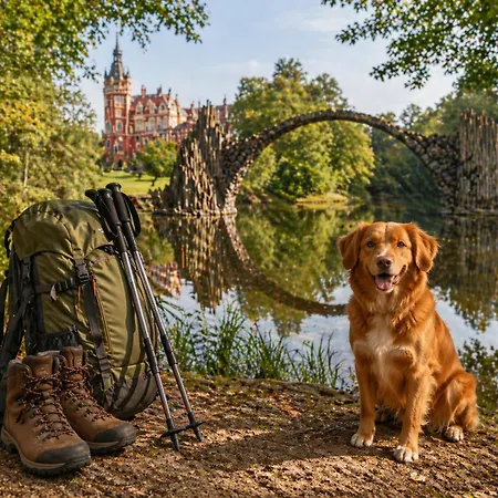 Gemuetliches Am Bad Muskauer Park Sauna Zu Buchbar Hunde Willkommen Ruhige Lage Lägenhet Bad Muskau